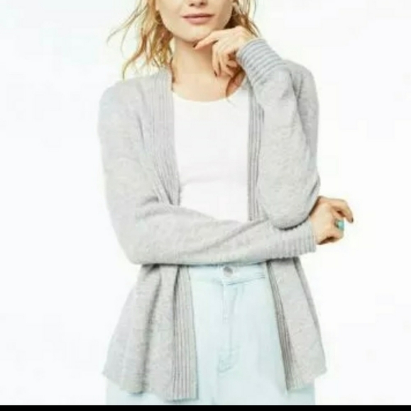 Charter Club 100% Cashmere burgundy Open front Cardigan S - Picture 11 of 11